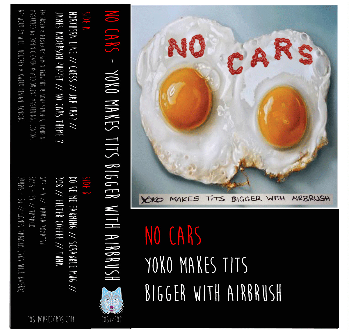 NO CARS - YOKO MAKES TITS BIGGER WITH AIRBRUSH (PXP006)